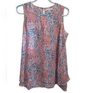 Floral Sleeveless Top - Multicolor
